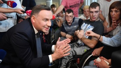 Andrzej Duda spotkał się z opiekunami osób niepełnosprawnych. Zapowiedział projekt ustawy