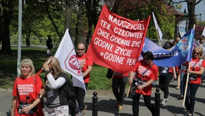 "Mamy dość". Nauczyciele protestowali w Warszawie