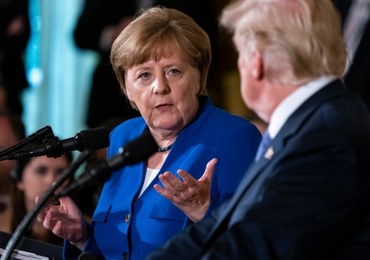 Merkel po spotkaniu z Trumpem: Trzeba nadal negocjować z USA uczciwe warunki handlu