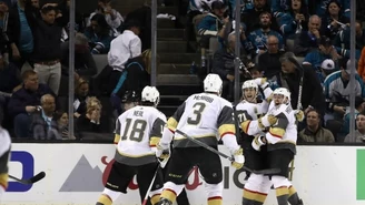 NHL. Vegas Golden Knights pokonali San Jose Sharks po dogrywce