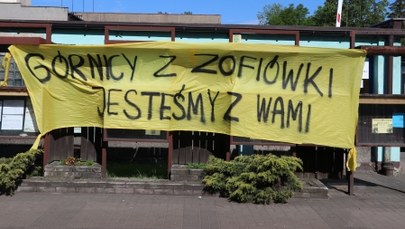 "Jesteśmy z Wami". Kolejny dzień akcji w kopalni Zofiówka