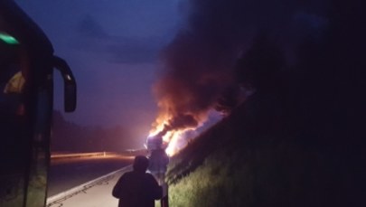 Pożar polskiego autokaru w Chorwacji. Pielgrzymi wracali z Medjugorie