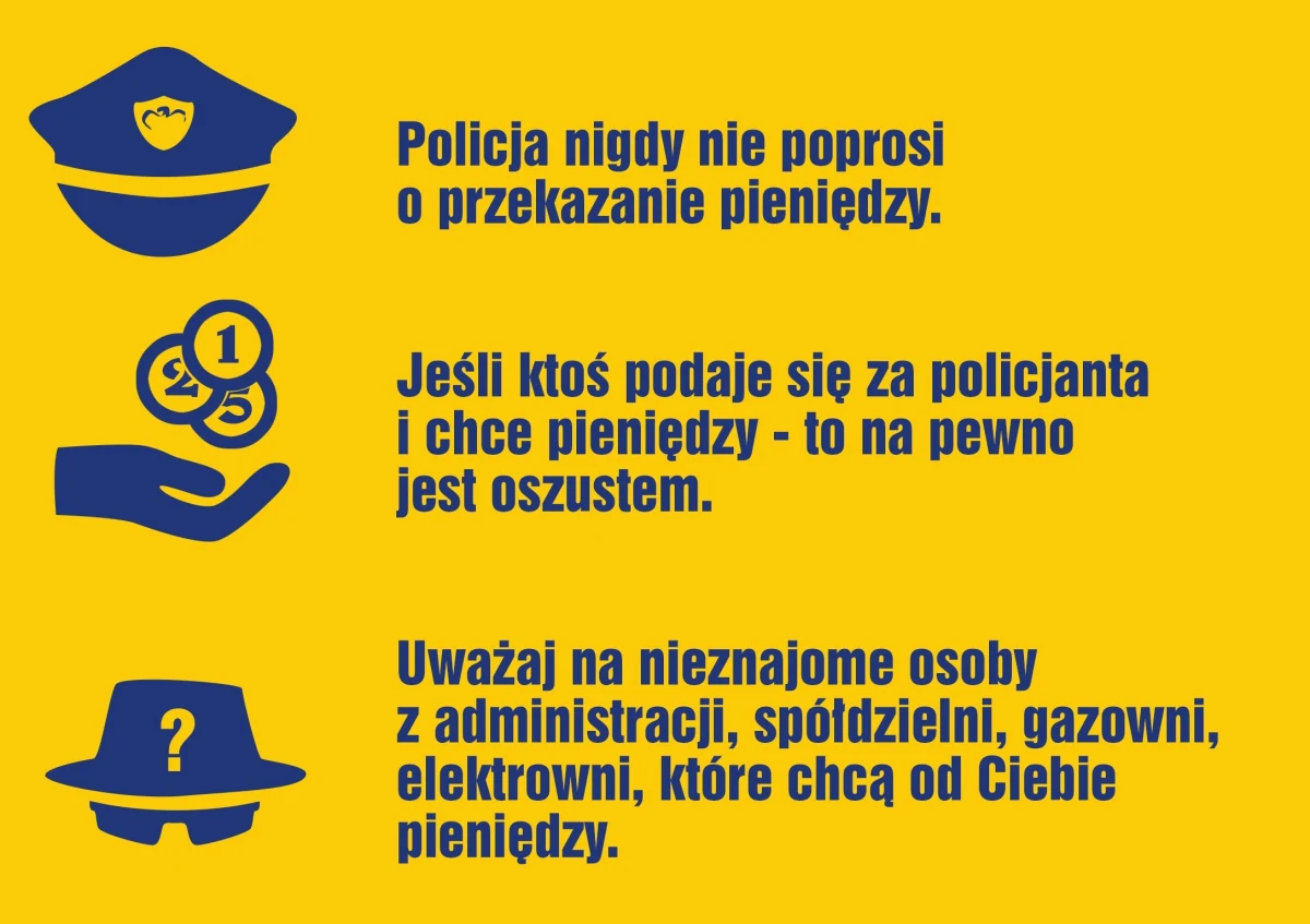 Metoda „na wnuczka”, „na policjanta”, „na administrację”. Co roku tysiące starszych osób pada ofiarą oszustów. W Faktach RMF FM radzimy seniorom, jak unikać takich zagrożeń. Przygotowaliśmy też specjalne infografiki, które warto wydrukować i podarować swoim dziadkom lub rodzicom w starszym wieku. A najlepiej zawiesić np. na lodówce! 