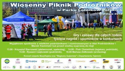Wiosenny Piknik Podróżników w Parku Lotników Polskich w Krakowie
