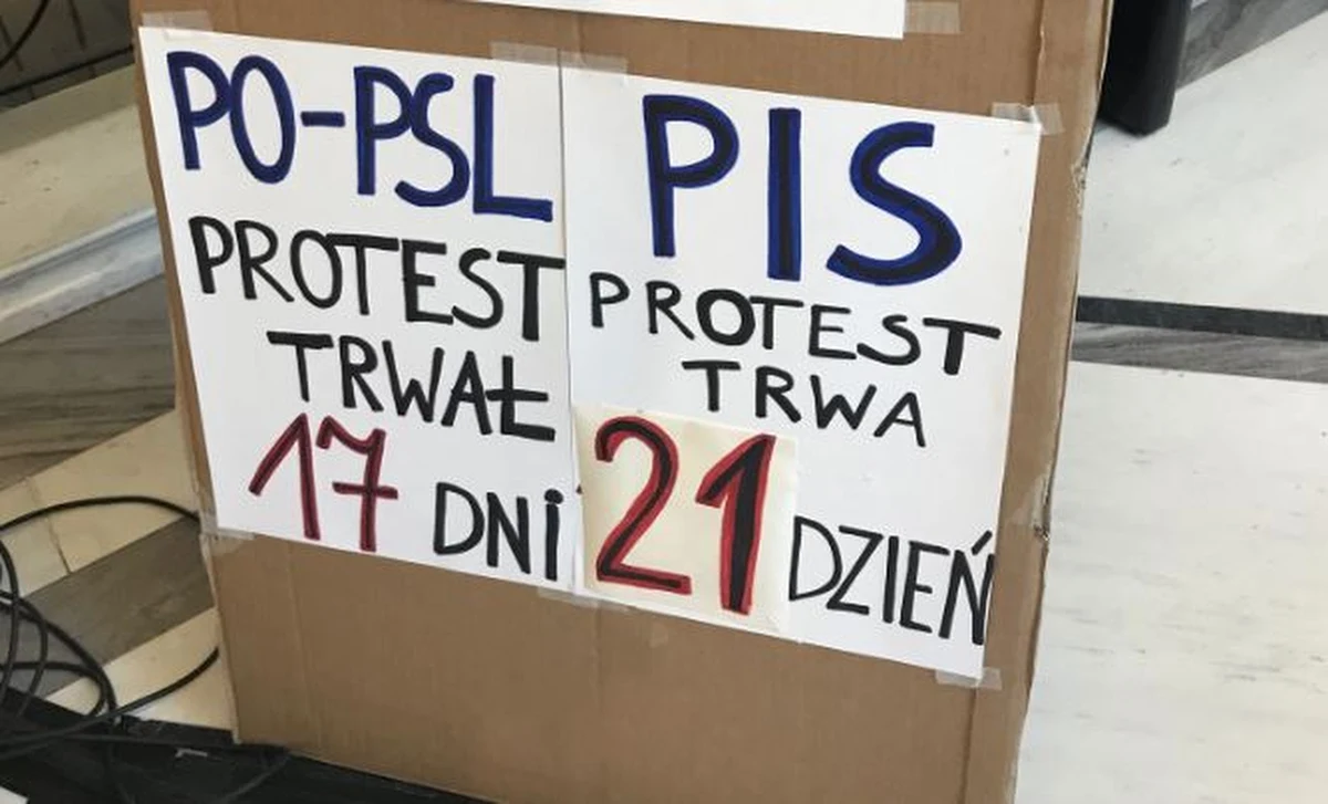 "Koniec rozmów za zamkniętymi drzwiami. Z naszej strony kolejnej pozycji kompromisu już nie będzie" - mówią o poranku protestujący w Sejmie opiekunowie i niepełnosprawni. Dziś mija 21 dni, od kiedy okupują sejmowe korytarze. 