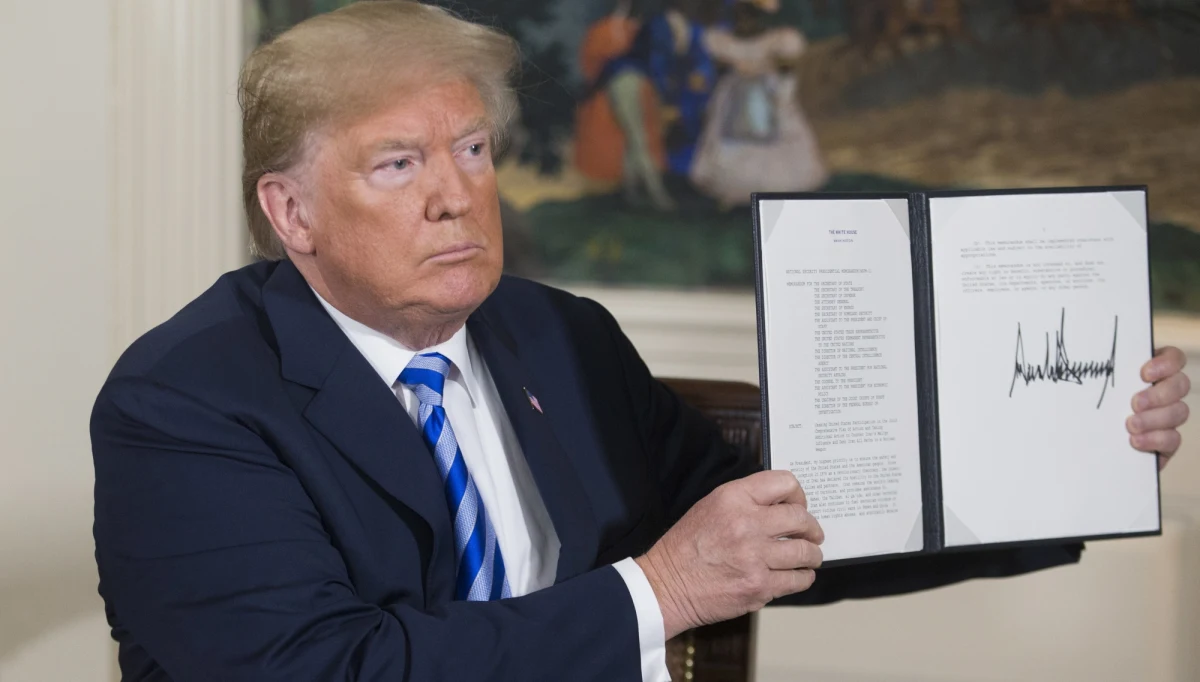 Stany Zjednoczone zrywają porozumienie nuklearne z Iranem - poinformował prezydent Donald Trump. Stwierdził, że umowa była "wielką fikcją" i ma dowody na to, że Iran naruszył porozumienie.