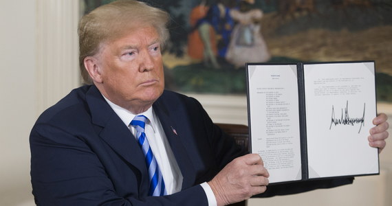 Stany Zjednoczone zrywają porozumienie nuklearne z Iranem - poinformował prezydent Donald Trump. Stwierdził, że umowa była "wielką fikcją" i ma dowody na to, że Iran naruszył porozumienie.