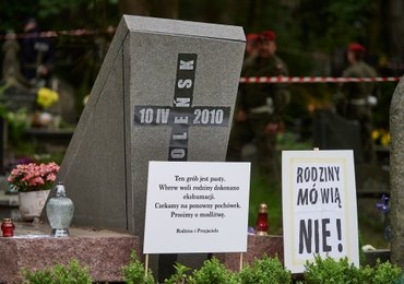 Ekshumacja kolejnej ofiary katastrofy smoleńskiej