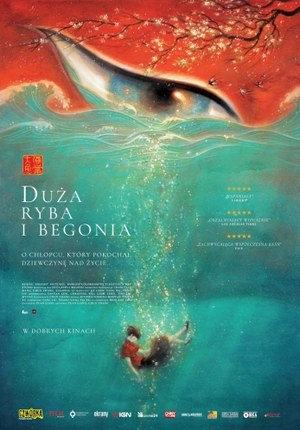 Duża ryba i begonia