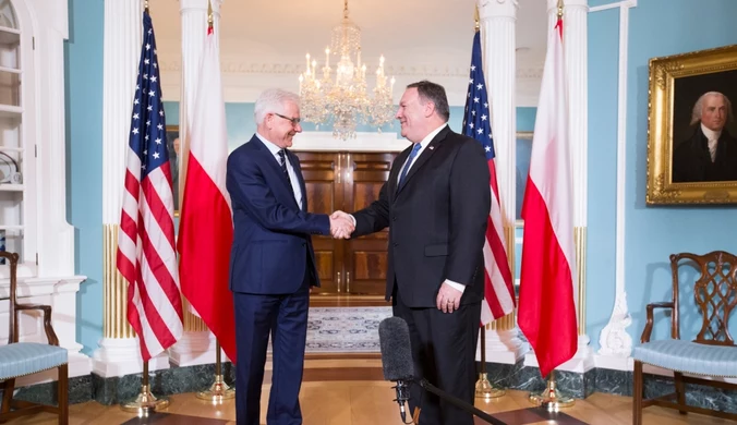 Szef MSZ Jacek Czaputowicz spotkał się z sekretarzem stanu USA