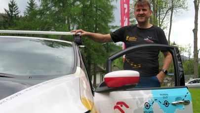 Marek Kamiński samochodem elektrycznym chce dotrzeć do Japonii