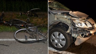Śląskie: Samochód wjechał w grupę rowerzystów. Dwóch zginęło