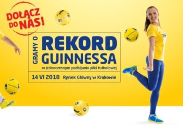 Umiesz podbijać piłkę futbolową przez 10 sekund? Pobij z nami rekord Guinnessa!