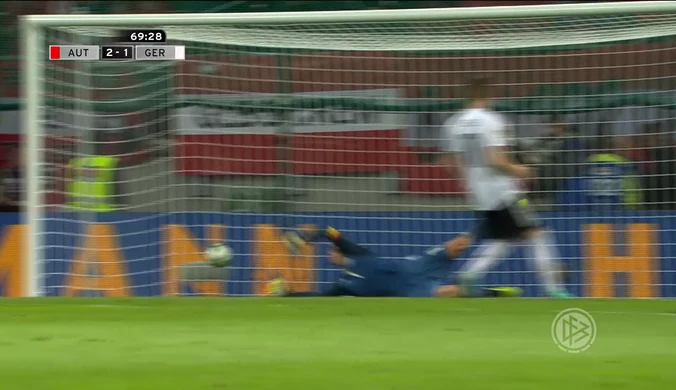 Austria - Niemcy 2-1 w meczu towarzyskim. Wideo