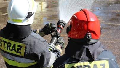 Pożar wysypiska śmieci w Zabrzu. Nad miastem unoszą się kłęby dymu