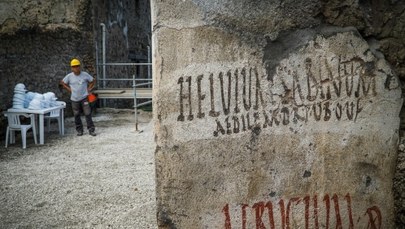Zaskakujące odkrycie archeologów. Dokonano go na terenie wykopalisk w Pompejach