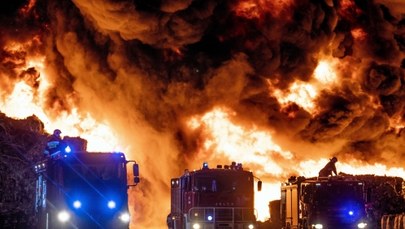 Eksperci: Pożar składowiska odpadów w Zgierzu nie zaszkodził zdrowiu mieszkańców