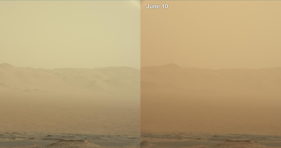 NASA niepokoi się o los marsjańskiego łazika Opportunity, który zapadł w stan uśpienia i próbuje przetrwać potężną burzę pyłową na Czerwonej Planecie. Pył blokuje światło słoneczne, zasypuje baterie, co sprawia, że 15-letni pojazd nie może podtrzymać niezbędnego do prawidłowej pracy zasilania. Kierownictwo misji z Jet Propulsion Laboratory (JPL) w Pasadenie w Kalifornii twierdzi, że sonda powinna sobie poradzić, ale po zerwaniu kontaktu 10 czerwca, na kolejny możemy czekać wiele tygodni.