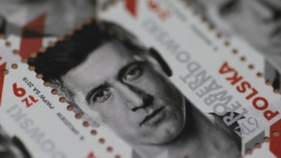 Robert Lewandowski trafił na... znaczki pocztowe