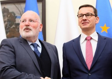 KE pozwie Polskę? Wszystko zależy od spotkania Timmermans-Morawiecki