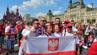 Mundial 2018. Polscy kibice opanowali Plac Czerwony w Moskwie!