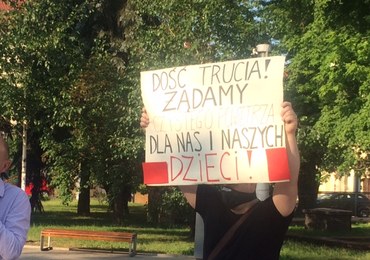 Protest w Skawinie: Chcemy wiedzieć, czym oddychamy 