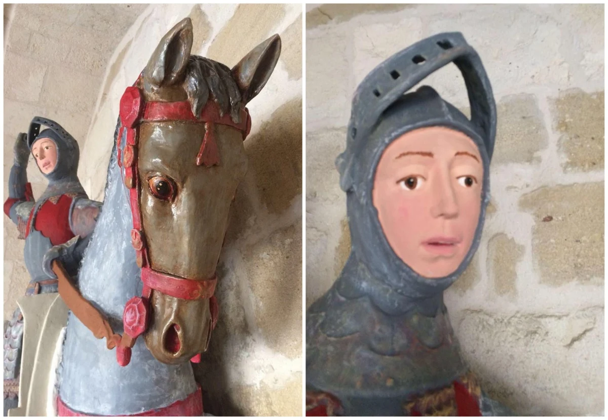 Atak na dziedzictwo kulturowe – tak komentowana jest kolejna wpadka związana z odnawianiem dzieł sztuki w Hiszpanii. Chodzi o efekt pracy osoby wynajętej do "odświeżenia" XVI-wiecznej, drewnianej figury św. Jerzego na koniu, znajdującej się w kościele w Estella. Waleczny rycerz, który pokonał smoka, ma teraz niezdrowo zaróżowione policzki i lśniącą nowością zbroję.  