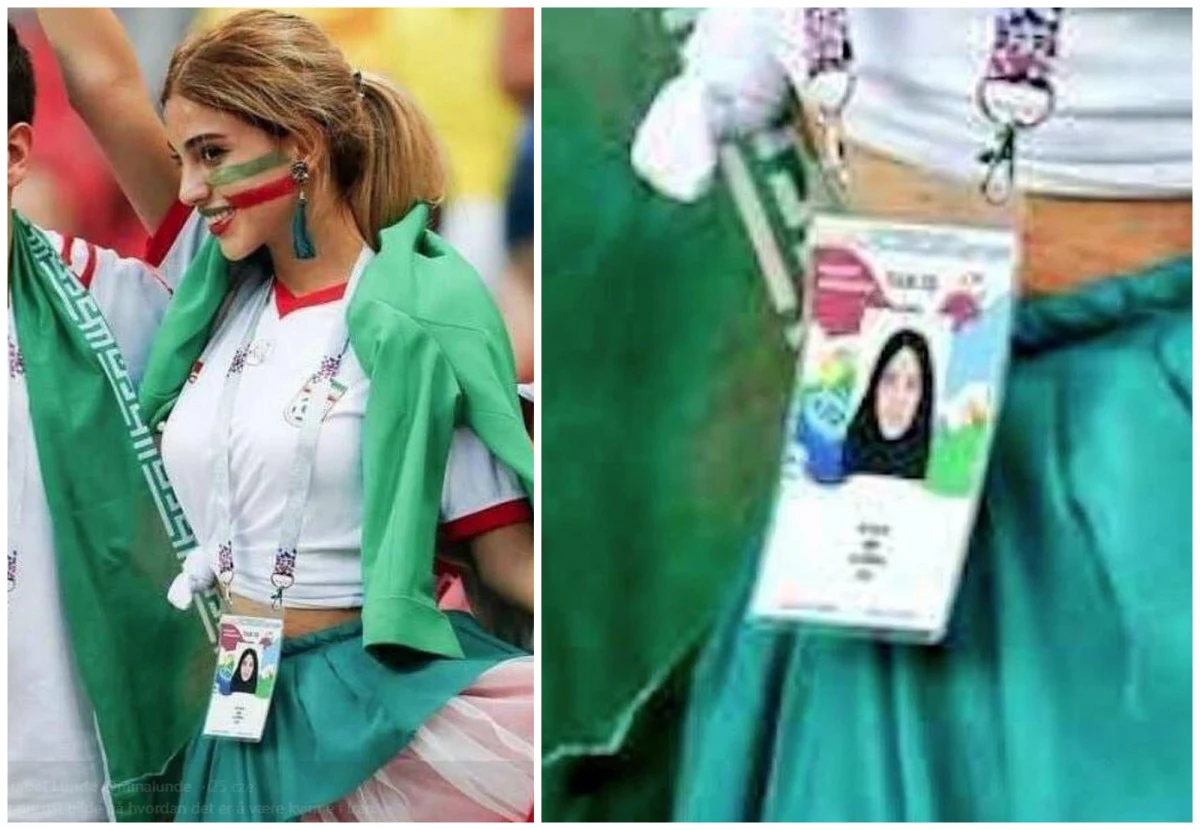 Iran po raz pierwszy od czasu rewolucji wpuścił kobiety na trybuny piłkarskich aren. Hitem internetu jest zdjęcie fanki futbolu, kibicującej drużynie z Iranu na tegorocznym mundialu w Rosji. Na fotografii widzimy uśmiechniętą dziewczynę z namalowaną flagą na policzku. Jednak to, co przykuło uwagę społeczności międzynarodowej, to jej identyfikator i widniejąca na nim fotografia młodej kobiety.