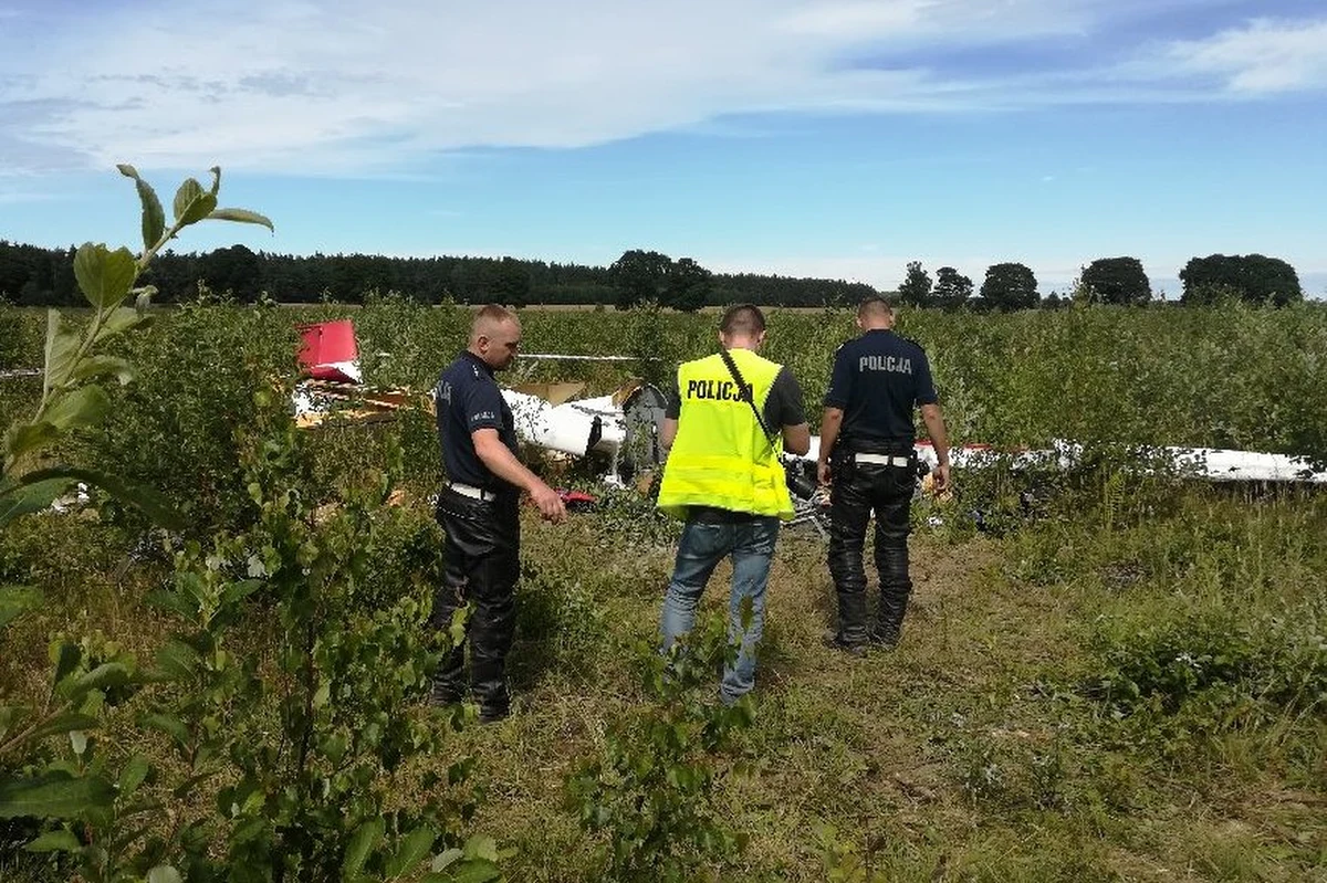 W szpitalu zmarł 16-latek z szybowca, który we wtorek po południu rozbił się pod Słupskiem. Instruktor doznał licznych złamań.