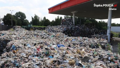 Gliwice: Nielegalne składowisko odpadów na nieczynnej stacji benzynowej