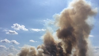 Kłęby dymu nad Wrocławiem