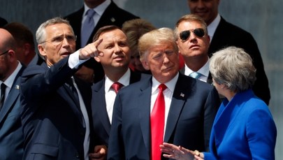 Niezaplanowane spotkanie Duda-Trump na szczycie NATO w Brukseli
