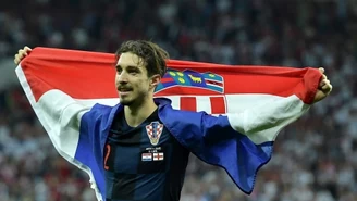 Mundial 2018. Sime Vrsaljko powalił selekcjonera Chorwacji na murawę