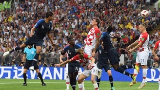 Mundial 2018. Finał: Francja - Chorwacja 4-2