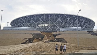 Mundial 2018. Powódź w Wołgogradzie. Woda podmyła stadion