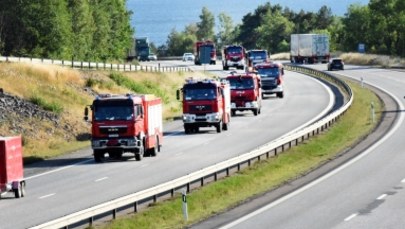 Polscy strażacy w Szwecji: Jest bardzo źle jeśli chodzi o sytuację pogodową