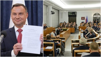 Porażka Andrzeja Dudy. Senat nie zgodził się na referendum ws. zmian w konstytucji