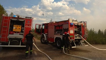 Polscy strażacy w Szwecji: Dostaliśmy prośbę o przekierowanie. Jeszcze dużo pracy przed nami