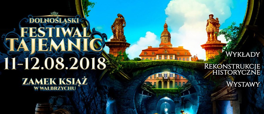 To już VI edycja Dolnośląskiego Festiwalu Tajemnic. 11 i 12 sierpnia 2018 r. Zamek Książ w Wałbrzychu ponownie stanie się miejscem niezwykłych wydarzeń. Dla miłośników tajemnic, fanów historii, amatorów teorii spiskowych mieliśmy nie lada gratkę - rodzinne zaproszenia na tę niezwykłą imprezę. W tym roku festiwal odbywa się pod hasłem "Sto tajemnic na stulecie".  