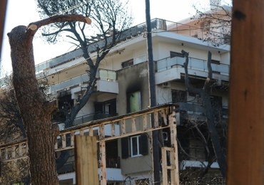 Życie powoli wraca do greckiego Mati. "Hotel jest okej, ale otoczenie w całości spalone"
