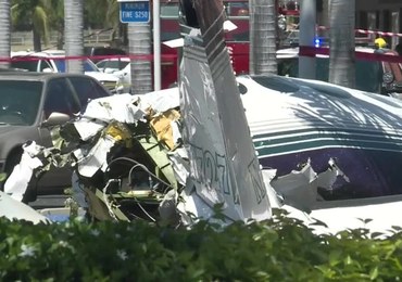 Niewielki samolot spadł na parking w Kalifornii. Zginęło 5 osób
