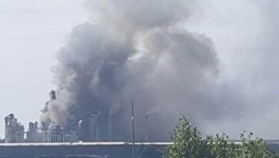 Pożar w zakładzie w Mielcu. Dym było widać z daleka