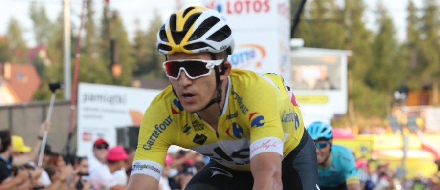 Michał Kwiatkowski (Sky) umocnił się na pozycji lidera wyścigu kolarskiego Tour de Pologne, zajmując trzecie miejsce na mecie szóstego etapu w Bukowinie Tatrzańskiej. Wygrał Austriak Georg Preidler (Groupama-FDJ).
