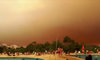 Wielki pożar w Algarve w Portugalii
