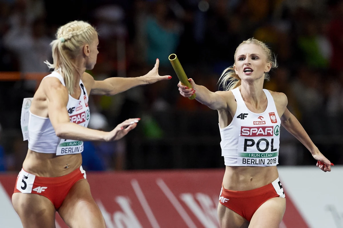 Sztafeta kobiet 4x400 m wynikiem 3.26,59 zdobyła złoty medal lekkoatletycznych mistrzostw Europy w Berlinie. Polki biegły w składzie: Małgorzata Hołub-Kowalik, Iga Baumgart-Witan, Patrycja Wyciszkiewicz i Justyna Święty-Ersetic.