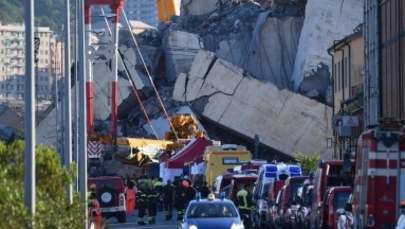 Katastrofa wiaduktu w Genui. Prokurator: To nie fatum, ale błąd ludzki