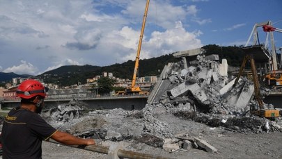 Szef zarządcy autostrad przeprasza po tragedii w Genui
