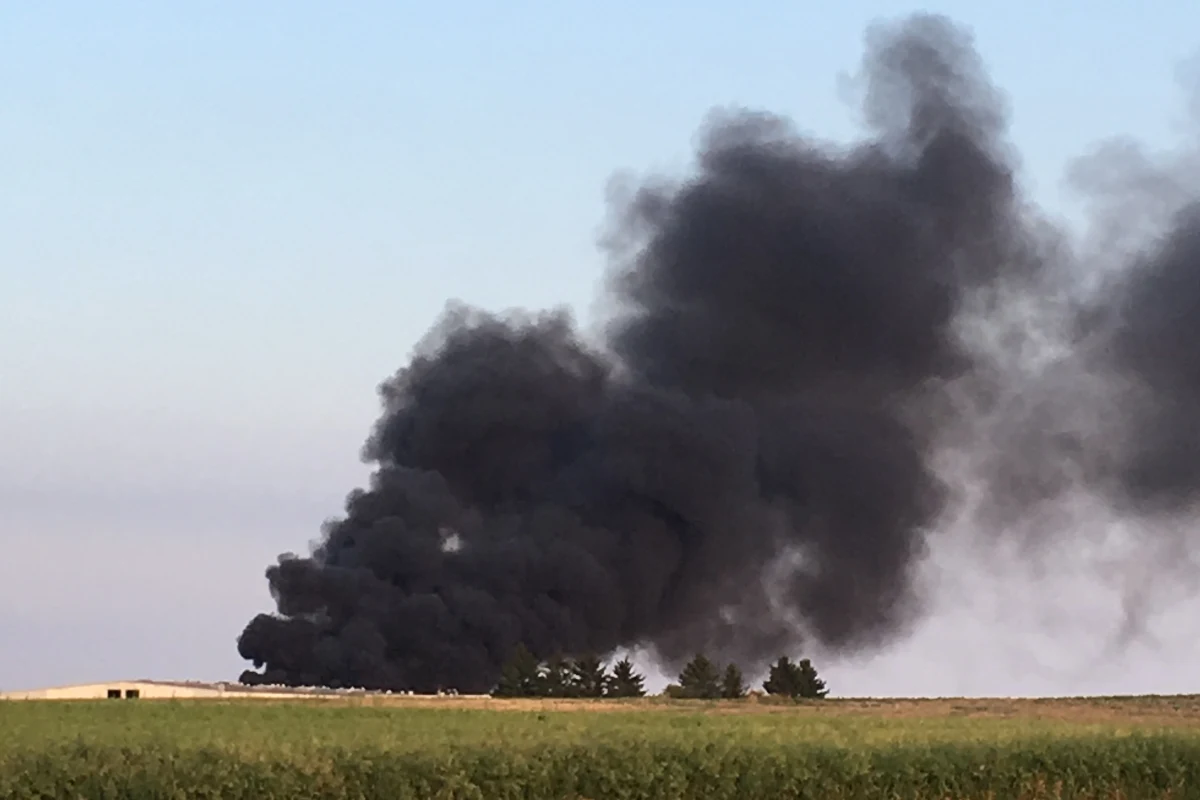 W Dąbrówce Wielkopolskiej w województwie lubuskim doszło do pożaru wysypiska. 