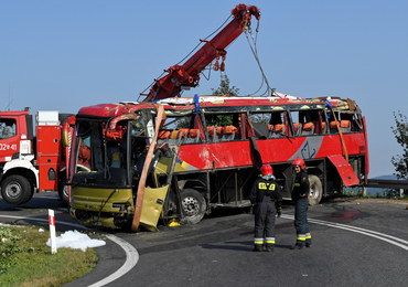 Zarzut sprowadzenia katastrofy w ruchu lądowym dla kierowcy ukraińskiego autokaru 