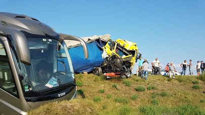 Wypadek polskiego autokaru na Węgrzech. 2 osoby ranne